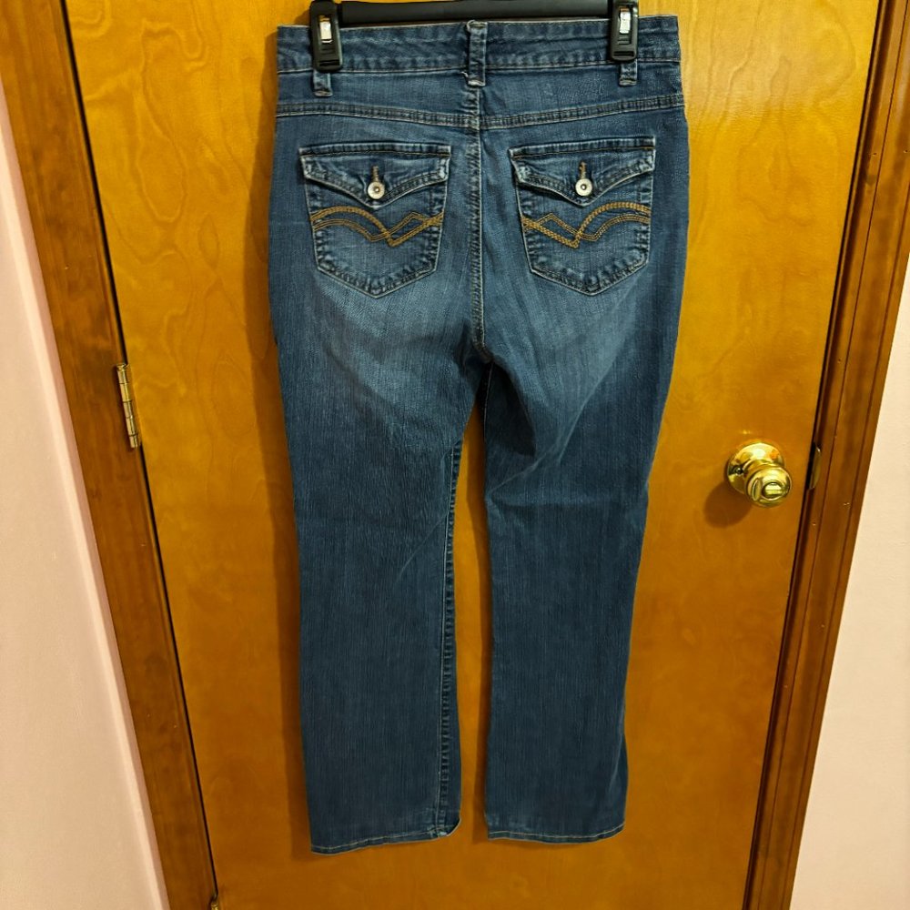 Nine West West End Midrise Jeans Button Pockets Size 6 - Picture 10 of 16